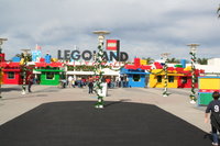 Entrance to Legoland California, USA. Dec 2005